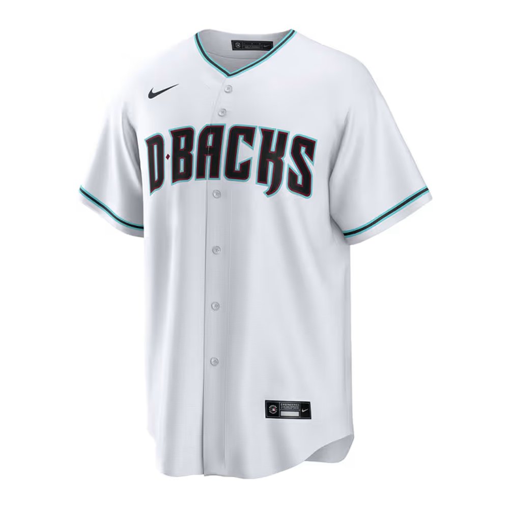 Men's Arizona Diamondbacks #2 Geraldo Perdomo White Cool Base Stitched Baseball Jersey