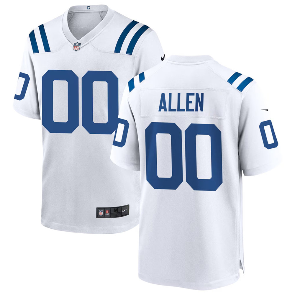 Youth Indianapolis Colts CJ Allen White 2026 NFL Draft Game Jersey