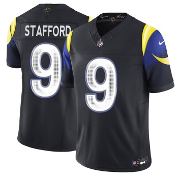 Youth Los Angeles Rams #9 Matthew Stafford Black Rivalries Collection F.U.S.E. Vapor Limited Stitched Jersey Youth Los Angeles Rams #9 Matthew Stafford Black Rivalries Collection F.U.S.E. Vapor Limited Stitched Jersey