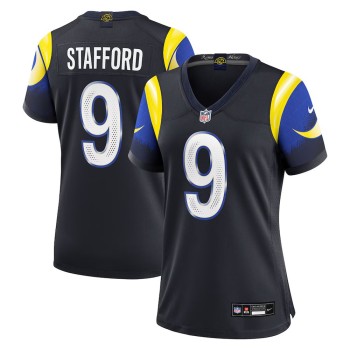 Women's Los Angeles Rams #9 Matthew Stafford Black Rivalries Collection Game Jersey Women's Los Angeles Rams #9 Matthew Stafford Black Rivalries Collection Game Jersey