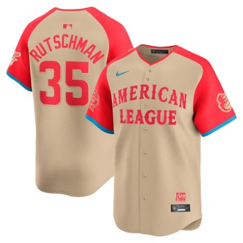 Men's American League Adley Rutschman Cream 2024 MLB All-Star Game Limited Player Jersey Men's American League Adley Rutschman Cream 2024 MLB All-Star Game Limited Player Jersey