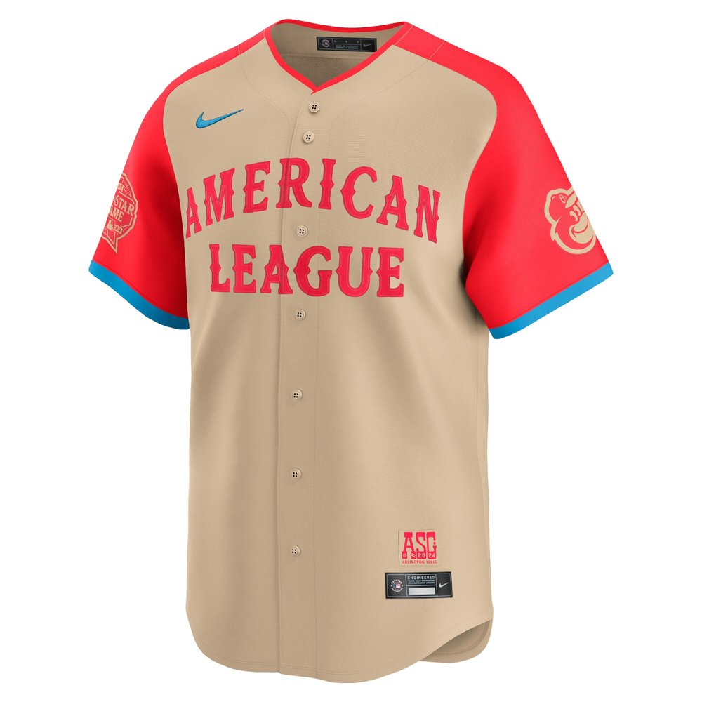 Men's American League Adley Rutschman Cream 2024 MLB All-Star Game Limited Player Jersey