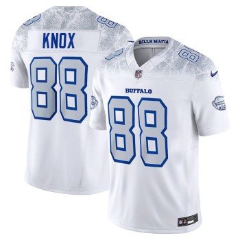 Youth Buffalo Bills #88 Dawson Knox White Rivalries Collection F.U.S.E. Vapor Limited Stitched Jersey
