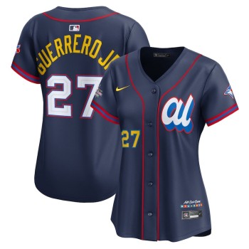 Women's American League #27 Vladimir Guerrero Jr. Nike Navy 2025 All-Star Edition Limited Player Jersey Women's American League #27 Vladimir Guerrero Jr. Nike Navy 2025 All-Star Edition Limited Player Jersey