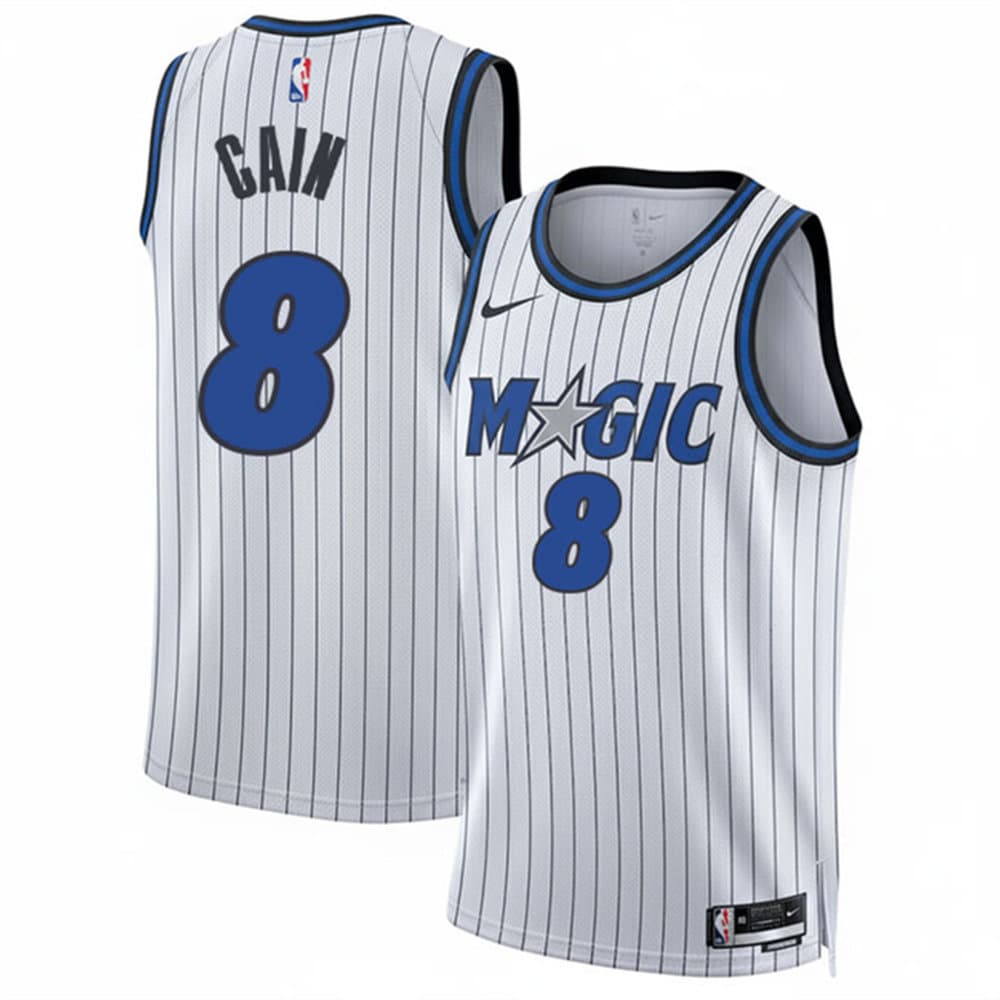 Women's Orlando Magic #8 Jamal Cain White 2026 Association Edition Jersey