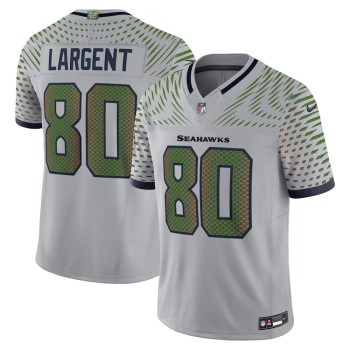 Youth Seattle Seahawks #80 Steve Largent Gray Rivalries Collection F.U.S.E. Vapor Limited Stitched Jersey