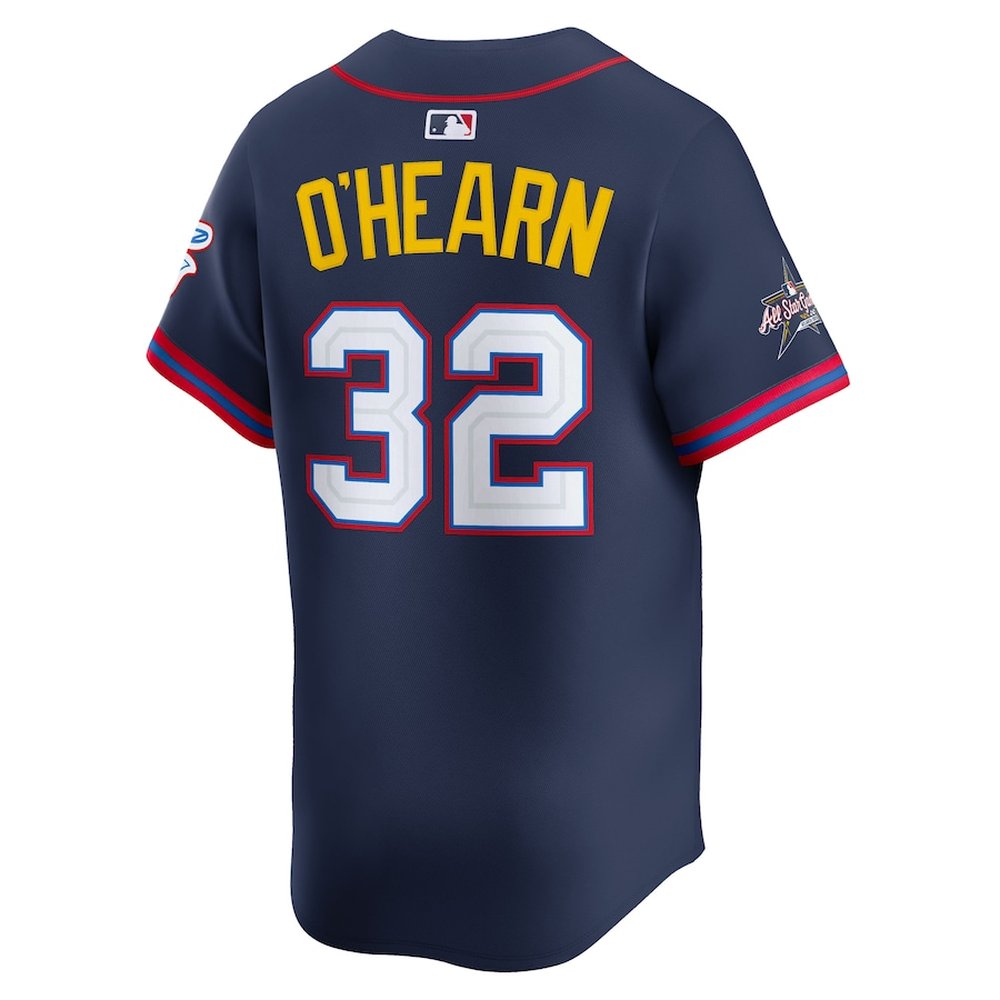 Youth American League #32 Ryan O'Hearn Nike Navy 2025 All-Star Edition Limited Player Jersey