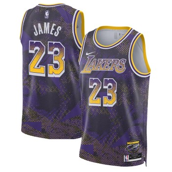 Men's Los Angeles Lakers #23 LeBron James Purple 2025/26 Select Series Jersey Men's Los Angeles Lakers #23 LeBron James Purple 2025/26 Select Series Jersey