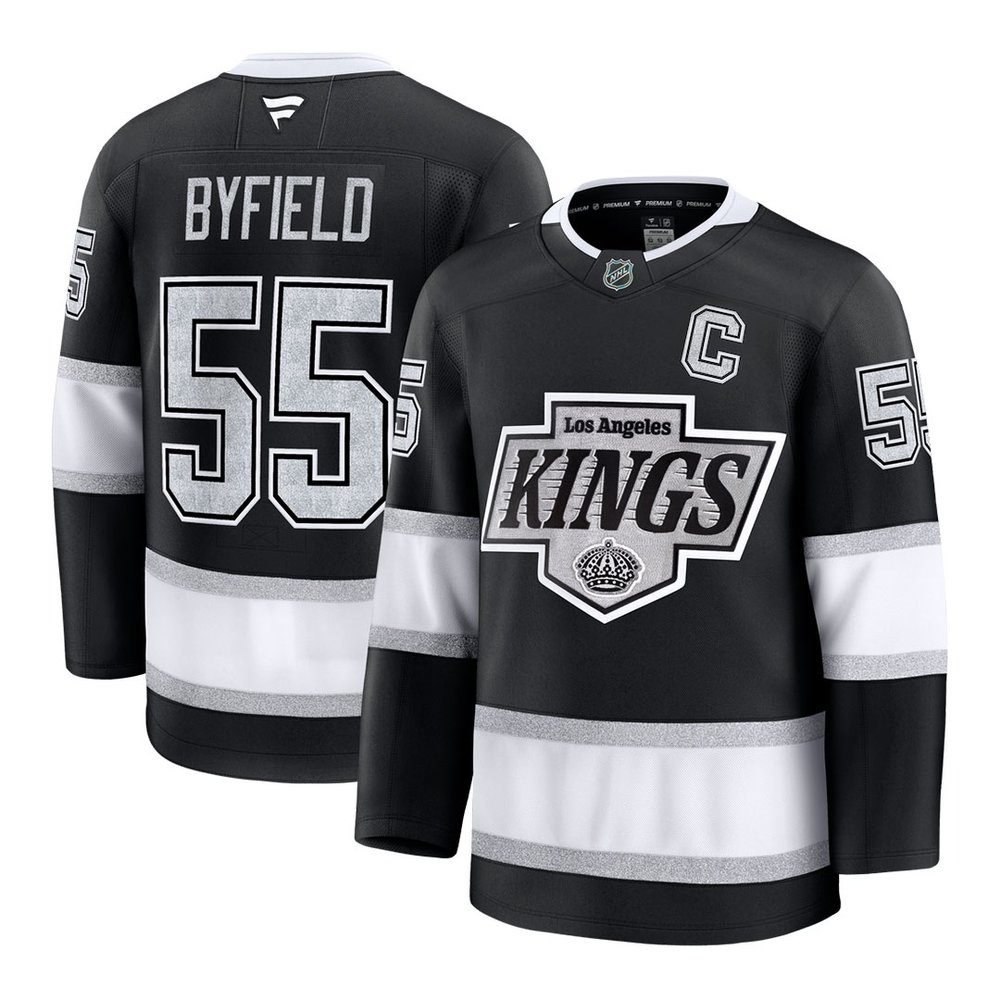 Youth Los Angeles Kings #55 Quinton Byfield Black Home Jersey