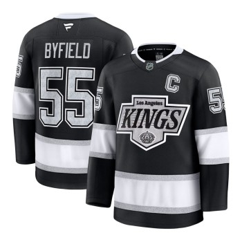 Youth Los Angeles Kings #55 Quinton Byfield Black Home Jersey Youth Los Angeles Kings #55 Quinton Byfield Black Home Jersey