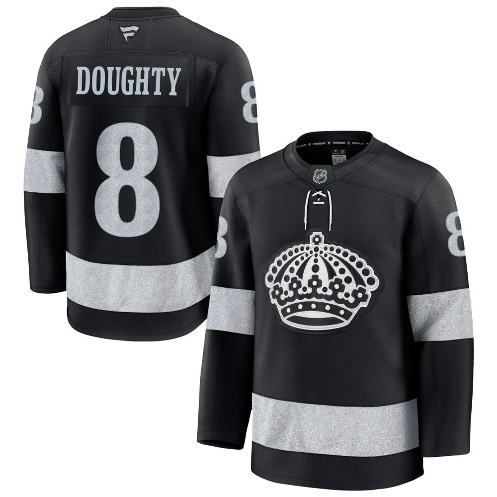 Youth Los Angeles Kings #8 Drew Doughty Black Alternate Jersey Youth Los Angeles Kings #8 Drew Doughty Black Alternate Jersey