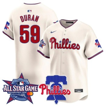Youth Philadelphia Phillies #59 Jhoan Duran Cream 2026 MLB All-Star Jersey
