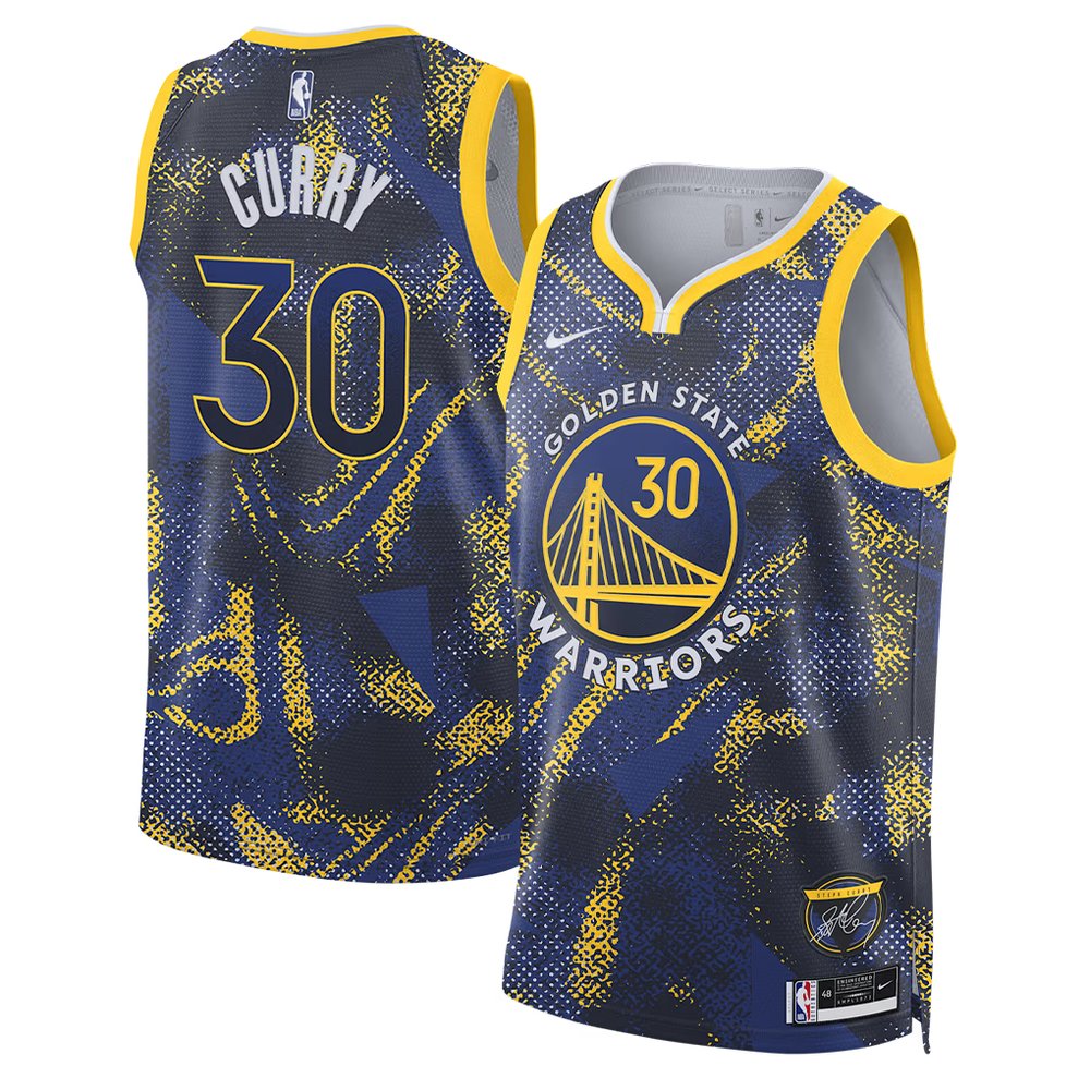 Men's Golden State Warriors #30 Stephen Curry Royal 2025/26 Select Series Jersey Men's Golden State Warriors #30 Stephen Curry Royal 2025/26 Select Series Jersey