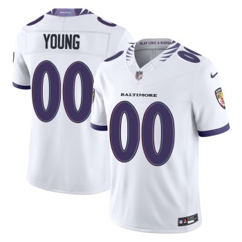 Men's Baltimore Ravens Zion Young White 2026 NFL Draft Vapor F.U.S.E. Limited Jersey Men's Baltimore Ravens Zion Young White 2026 NFL Draft Vapor F.U.S.E. Limited Jersey