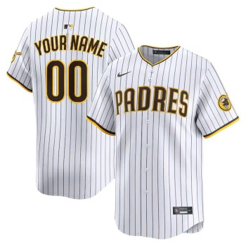 Youth San Diego Padres White Home Limited Custom Jersey
