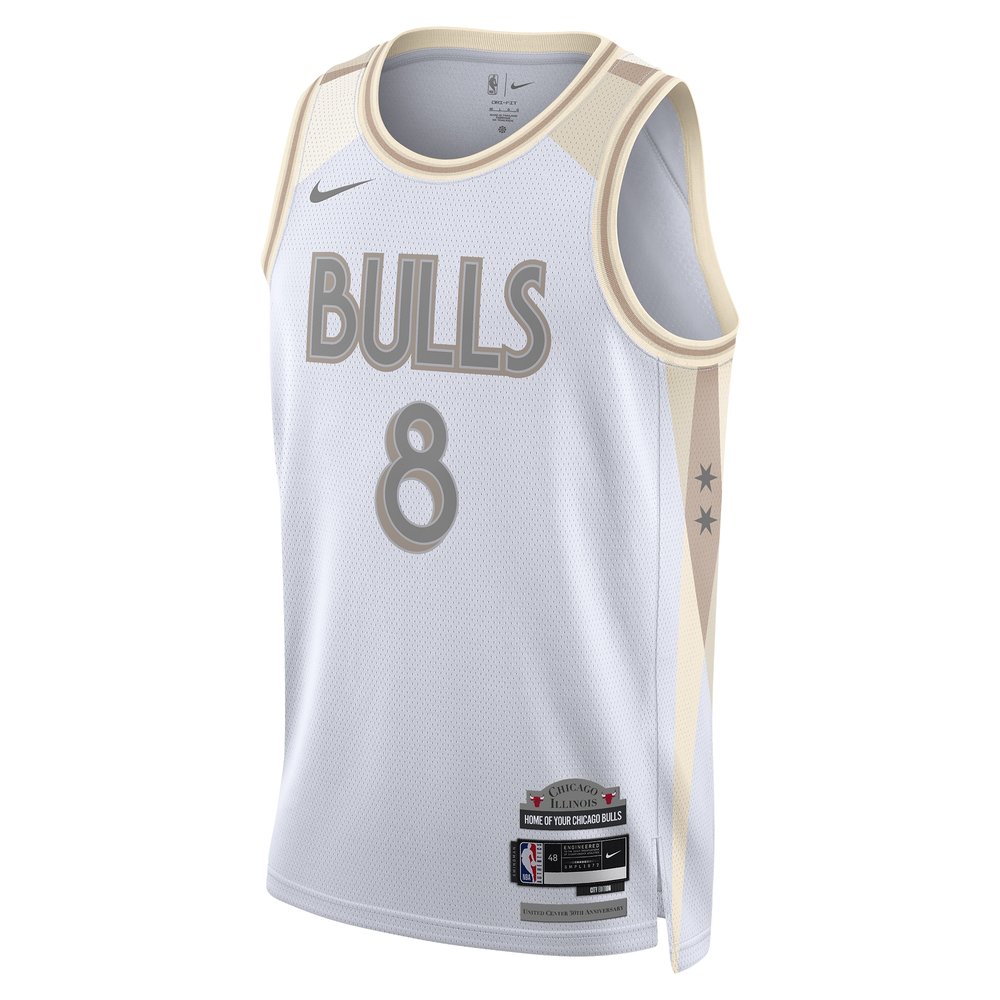 Unisex Chicago Bulls Zach LaVine White 2024/25 Swingman Player Jersey - City Edition Unisex Chicago Bulls Zach LaVine White 2024/25 Swingman Player Jersey - City Edition