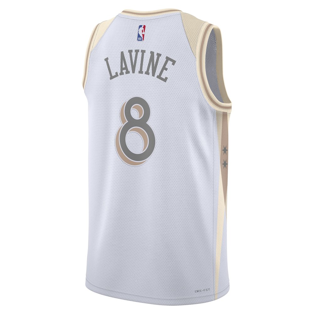 Unisex Chicago Bulls Zach LaVine White 2024/25 Swingman Player Jersey - City Edition Unisex Chicago Bulls Zach LaVine White 2024/25 Swingman Player Jersey - City Edition