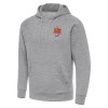Men's Philadelphia Eagles Antigua Heather Gray Super Bowl LIX Champions Big & Tall Victory Pullover Hoodie