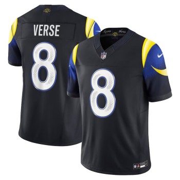 Youth's Los Angeles Rams #8 Jared Verse Black Rivalries Collection F.U.S.E. Vapor Limited Stitched Jersey Youth's Los Angeles Rams #8 Jared Verse Black Rivalries Collection F.U.S.E. Vapor Limited Stitched Jersey