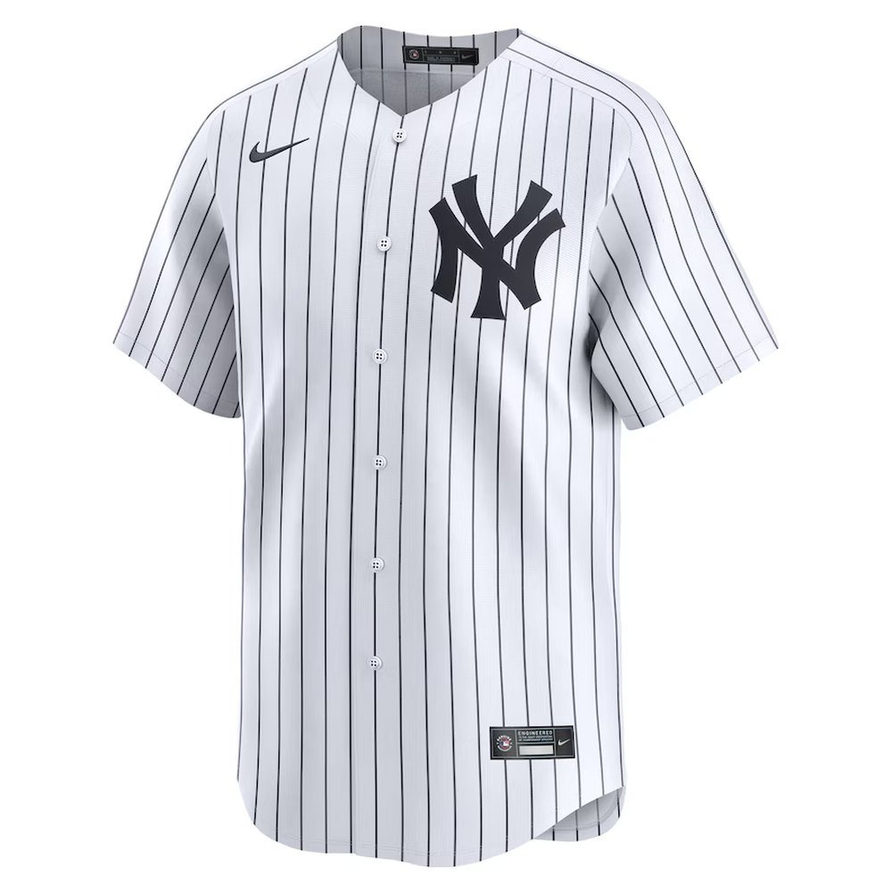 Men's New York Yankees #13 Jazz Chisholm Jr. White Home Limited Player Jersey