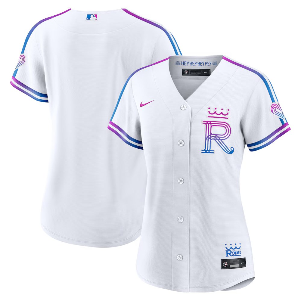 Women's Kansas City Royals Nike White 2026 City Connect Stadium Jersey
