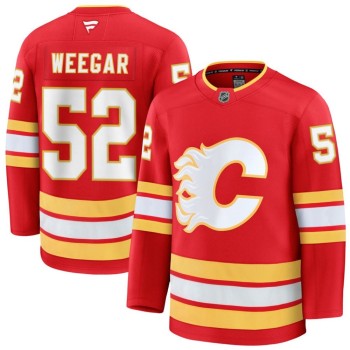 Youth Calgary Flames #52 MacKenzie Weegar Red Home Jersey Youth Calgary Flames #52 MacKenzie Weegar Red Home Jersey
