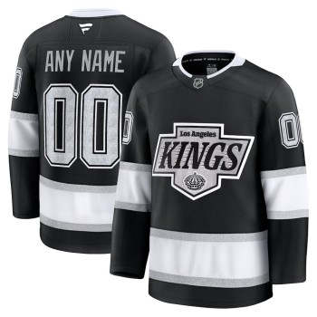 Men's Los Angeles Kings Black Home Premium Custom Jersey