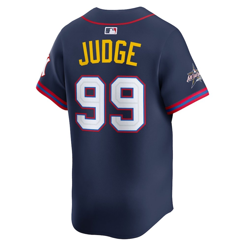 Men's American League #99 Aaron Judge Nike Navy 2025 All-Star Edition Limited Player Jersey