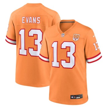 Men's Tampa Bay Buccaneers #13 Mike Evans Nike Creamsicle 50th Season Game Jersey Men's Tampa Bay Buccaneers #13 Mike Evans Nike Creamsicle 50th Season Game Jersey