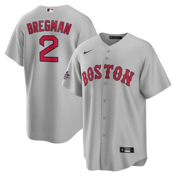 Youth Boston Red Sox #2 Alex Bregman Nike Gray 2025 MLB All-Star Game Road Replica Player Jersey Youth Boston Red Sox #2 Alex Bregman Nike Gray 2025 MLB All-Star Game Road Replica Player Jersey