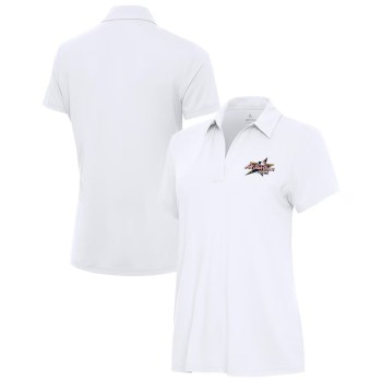 Women's 2025 MLB All-Star Game Antigua White Era V-Neck Polo Women's 2025 MLB All-Star Game Antigua White Era V-Neck Polo