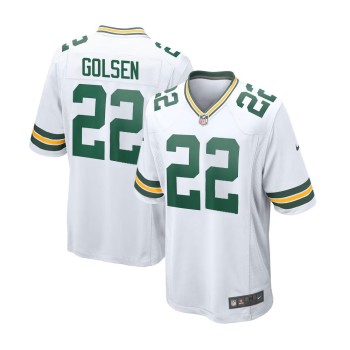 Men's Green Bay Packers #22 Matthew Golden Nike White 2025 NFL Draft First Round Pick Game Jersey Men's Green Bay Packers #22 Matthew Golden Nike White 2025 NFL Draft First Round Pick Game Jersey