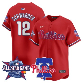 Youth Philadelphia Phillies #12 Kyle Schwarber Red 2026 MLB All-Star Jersey