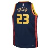 Youth Golden State Warriors Draymond Green Navy 2024/25 Swingman Player Jersey - City Edition