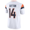 Men's Denver Broncos Courtland Sutton White Mile High Collection Vapor F.U.S.E. Limited Jersey