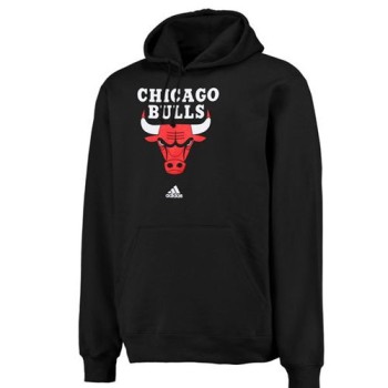 Chicago Bulls Logo Pullover Hoodie Sweatshirt Black Chicago Bulls Logo Pullover Hoodie Sweatshirt Black