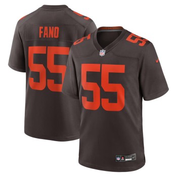 Youth Cleveland Browns #55 Spencer Fano Brown 2026 NFL Draft Game Jersey Youth Cleveland Browns #55 Spencer Fano Brown 2026 NFL Draft Game Jersey