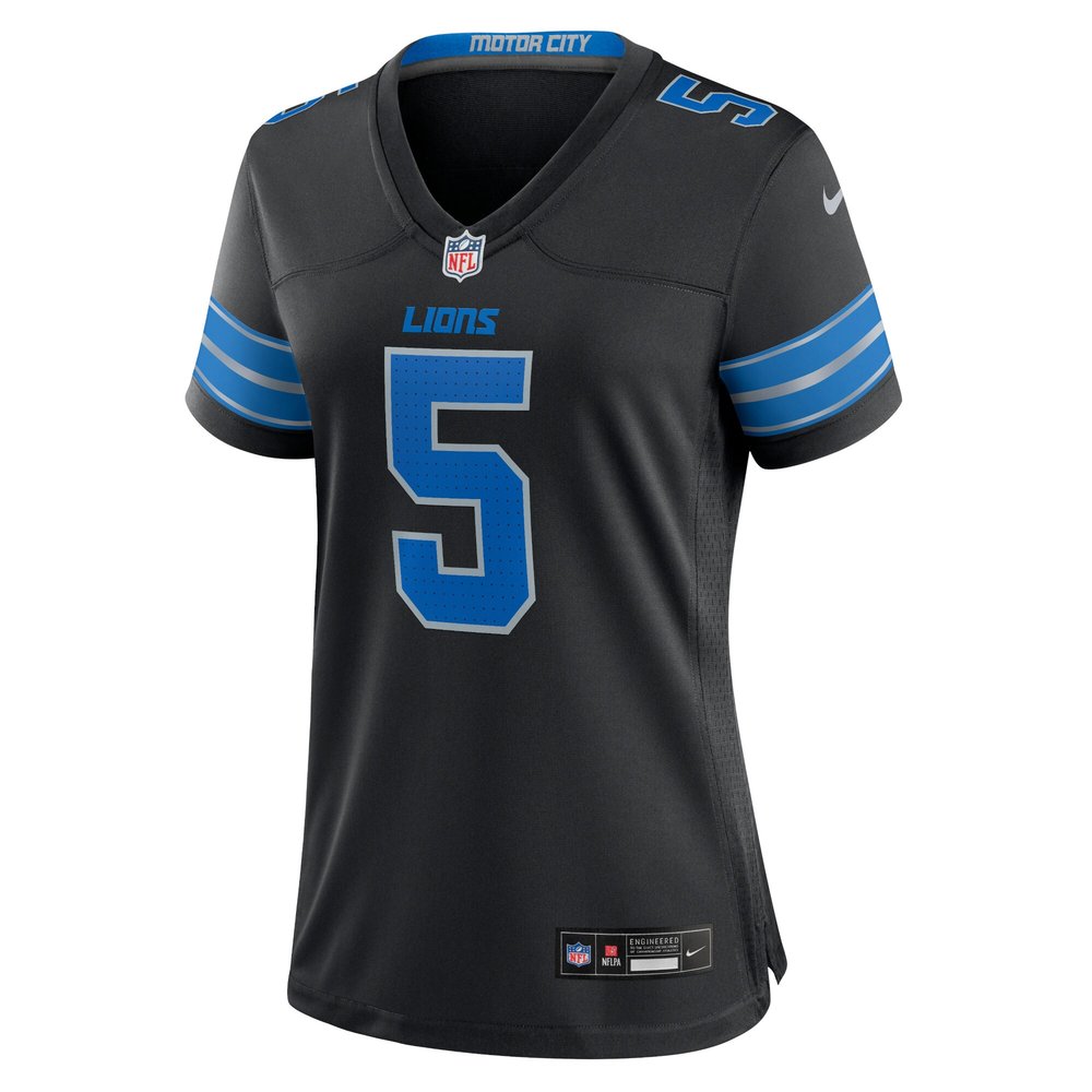 Women's Detroit Lions David Montgomery Black 2nd Alternate Game Jersey