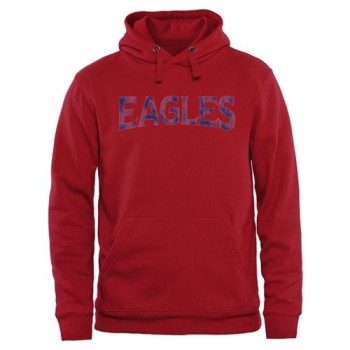 American Eagles Classic Wordmark Pullover Hoodie Red American Eagles Classic Wordmark Pullover Hoodie Red