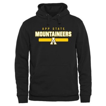 Appalachian State Mountaineers Team Strong Pullover Hoodie Black