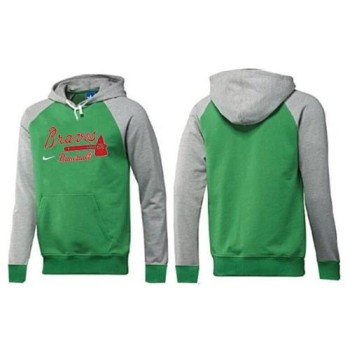 Atlanta Braves Pullover Hoodie Green & Grey Atlanta Braves Pullover Hoodie Green & Grey