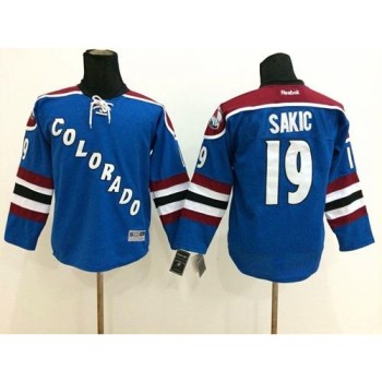 Avalanche #19 Joe Sakic Blue Stitched Youth NHL Jersey Avalanche #19 Joe Sakic Blue Stitched Youth NHL Jersey