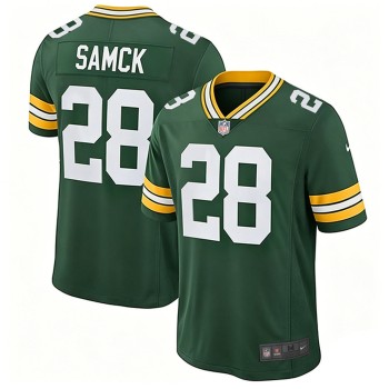 Youth Green Bay Packers #28 Trey Smack Green 2026 NFL Draft Vapor Limited Jersey Youth Green Bay Packers #28 Trey Smack Green 2026 NFL Draft Vapor Limited Jersey