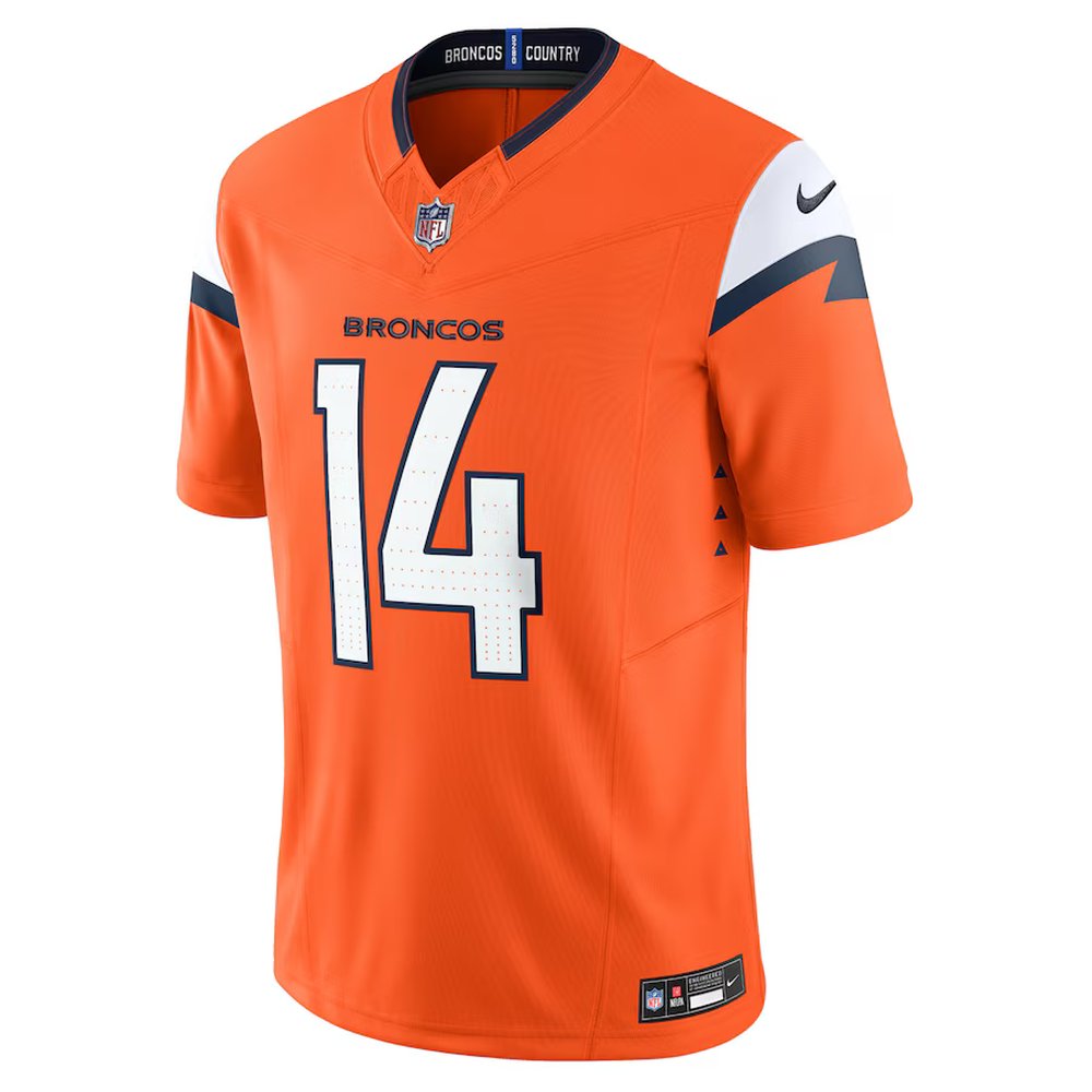 Men's Denver Broncos Courtland Sutton Orange Mile High Collection Vapor F.U.S.E. Limited Jersey