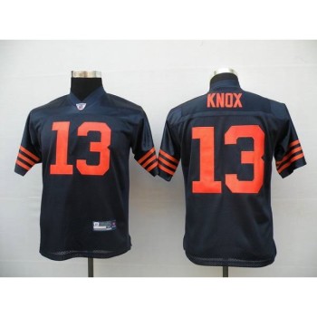 Bears #13 Johnny Knox Blue/Orange 1940s Throwback Stitched Youth NFL Jersey Bears #13 Johnny Knox Blue/Orange 1940s Throwback Stitched Youth NFL Jersey