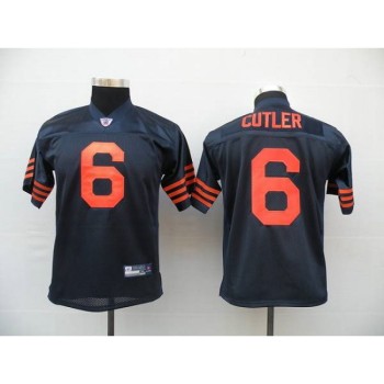 Bears #6 Jay Cutler Blue/Orange 1940s Throwback Stitched Youth NFL Jersey Bears #6 Jay Cutler Blue/Orange 1940s Throwback Stitched Youth NFL Jersey