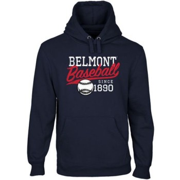 Belmont Bruins Ballpark Pullover Hoodie Navy Blue Belmont Bruins Ballpark Pullover Hoodie Navy Blue