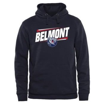 Belmont Bruins Double Bar Pullover Hoodie Navy Belmont Bruins Double Bar Pullover Hoodie Navy