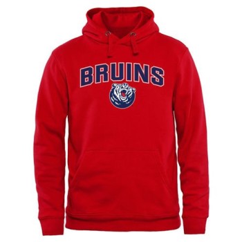 Belmont Bruins Proud Mascot Pullover Hoodie Scarlet Belmont Bruins Proud Mascot Pullover Hoodie Scarlet