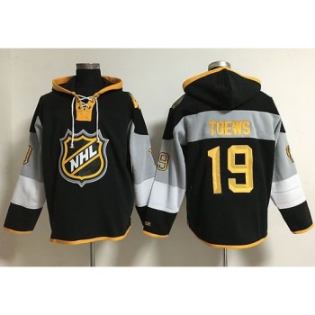Blackhawks #19 Jonathan Toews Black 2016 All Star NHL Hoodie Blackhawks #19 Jonathan Toews Black 2016 All Star NHL Hoodie